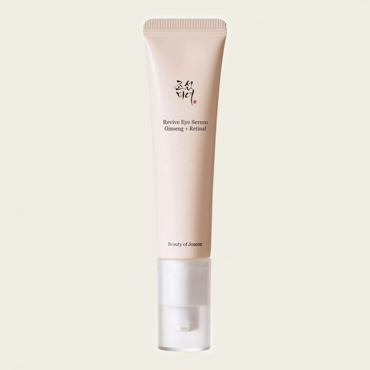 Beauty of Joseon Revive Eye Serum Ginseng + Retinal 30ml beige tube front packshot on plain light background